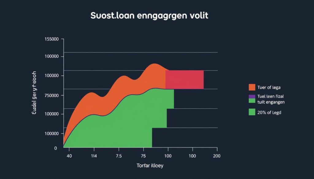 Imagem de um gráfico mostrando dados de engajamento dos estudantes