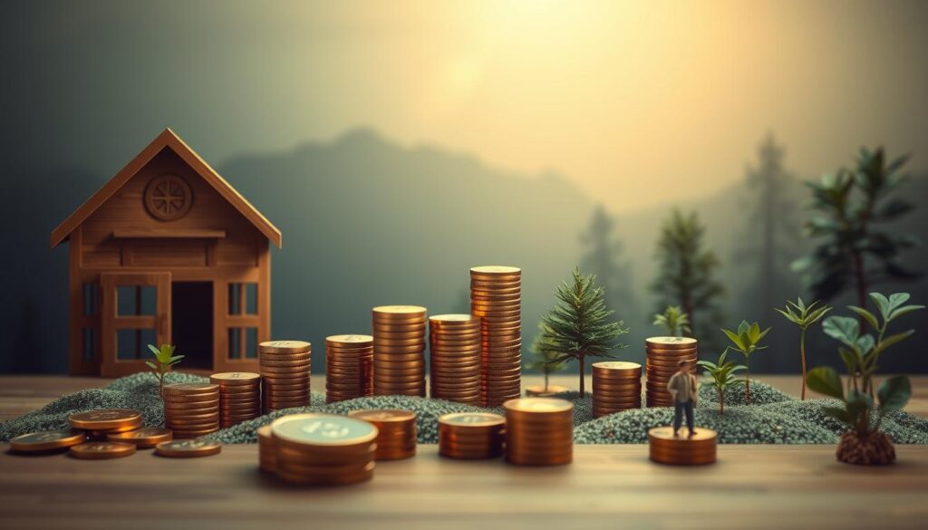 Imagem de uma carteira de investimentos diversificada