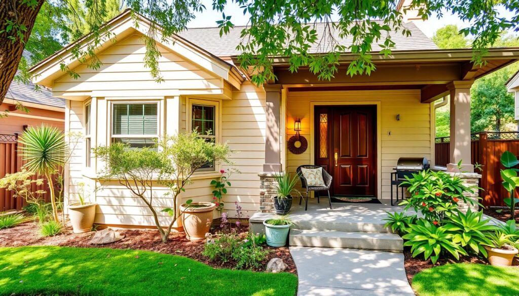 Imagem de uma casa sendo alugada no Airbnb