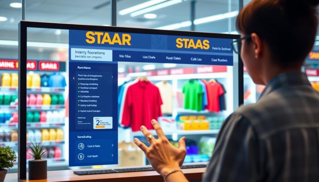 imagem de uma loja virtual sendo acessada por um cliente Imagem de uma loja virtual sendo acessada por um cliente