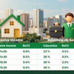 Diferença tributária entre renda passiva e serviço no Brasil