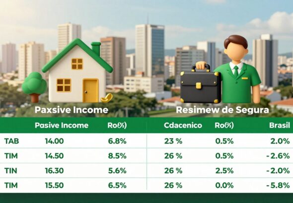 Diferença tributária entre renda passiva e serviço no Brasil