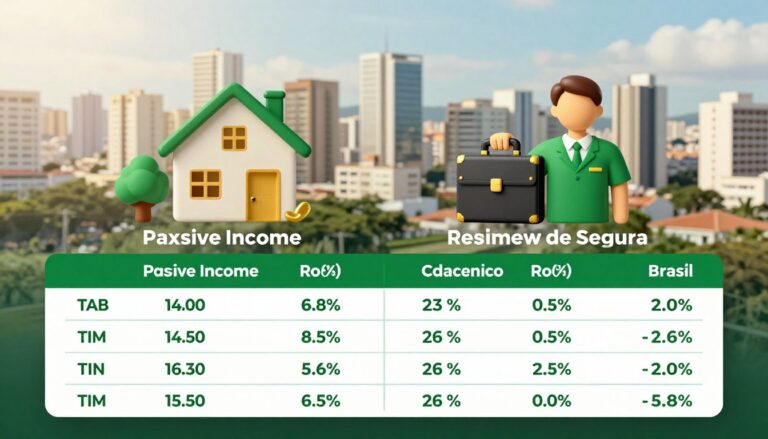 Diferença tributária entre renda passiva e serviço no Brasil